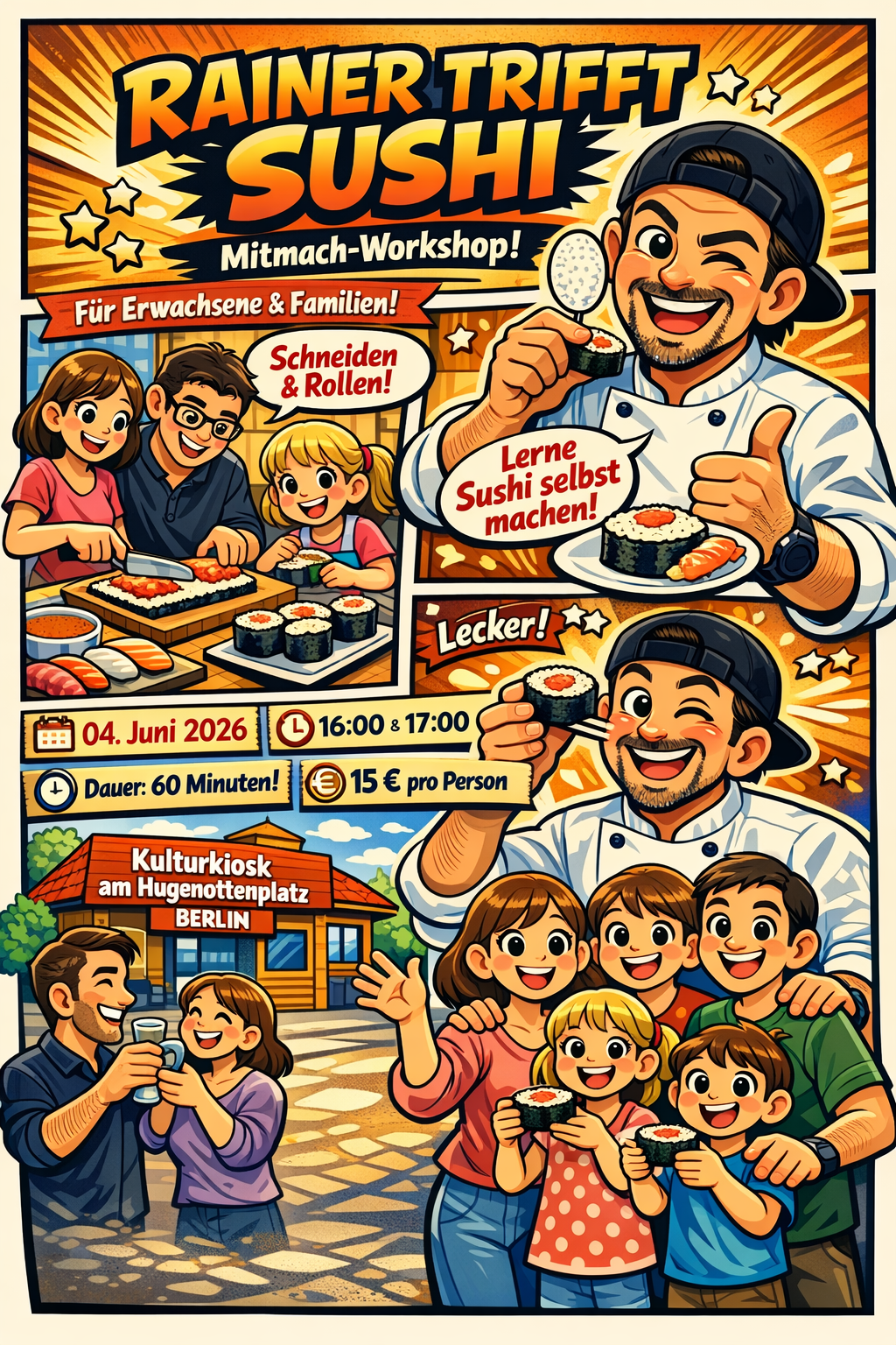 Rainer trifft Sushi – Mitmach-Workshop